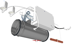 Smart baffelstyrning för montage på befintliga bafflar – DCV-B.